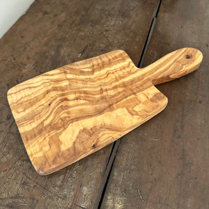 Olive Wood Rustic Cheese Board - 12" by Natural Olivewood