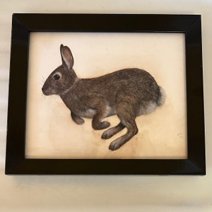 Rabbit On The Run - Painting by Rafael Soares Rabbit On The Run - Painting by Rafael Soares