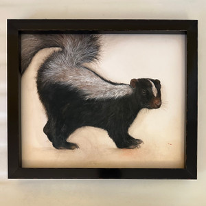 Skunk - Painting by Rafael Soares Skunk - Painting by Rafael Soares