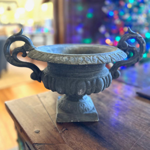 Cast Iron Handled Urn