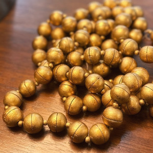 Garland - Gold Gilded Beechwood Garland - Gold Gilded Beechwood