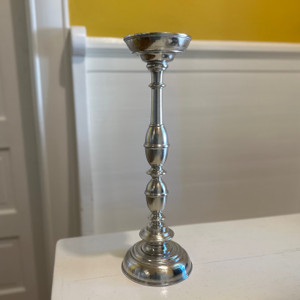 Match Pewter - Siena Pillar Candlestick Match Pewter - Siena Pillar Candlestick