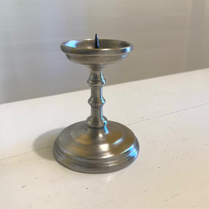 Match Pewter - Iron Spike Candlestick Match Pewter - Iron Spike Candlestick