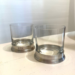 Match Pewter - Double Old Fashioned Glass Match Pewter - Double Old Fashioned Glass