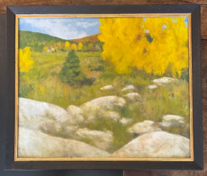 New Mexico Landscape - Painting by Rafael Soares