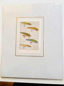 Vintage Ray Pioch Fly Fishing Print Streamers Plate 13