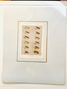 Vintage Ray Pioch Fly Fishing Print Wet Flies Plate 5
