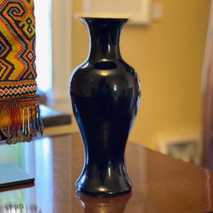 Black Vase - Chinese Black Vase - Chinese