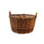Round Antique Basket with Handles
