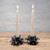 Floral Candle Stick Holders (pair)