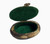 Small Primitive Vintage Oval Antiqued Bone Trinket Box