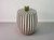 Round Walnut Wood and White Resin Side Table by Moroccantastics.