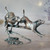 Richard Cooper Bronze - Miniature Bronze Labradors Running.