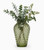 Hobnail Barrel Vase - Moss Green