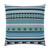 Palomaxo Navy Southwestern Stripe Throw Pillow