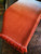 Alpaca Ombre Throw in Orange