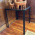 Custom Metal & Glass Side Table by Mike Forloney