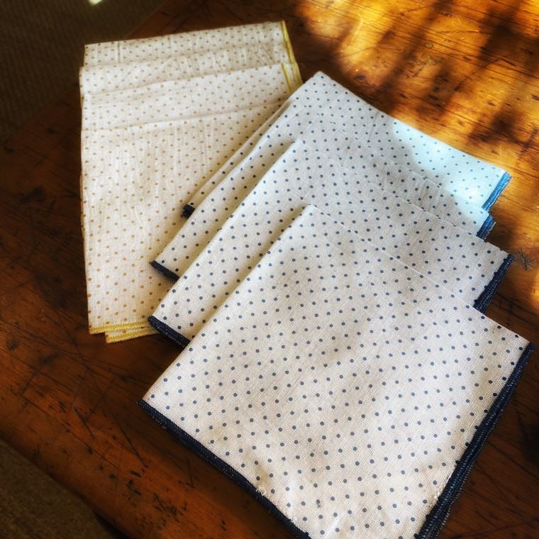 Dot Cocktail Napkins - Set of 4 by Farmhouse Pottery