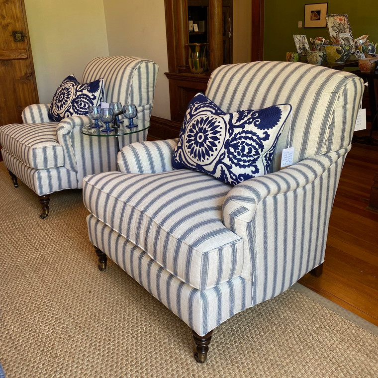 English Saddle Arm Chair by TCS Designs