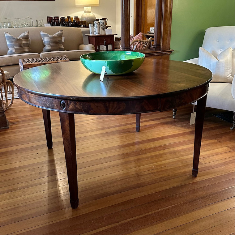 English Round Table made of Mahogany