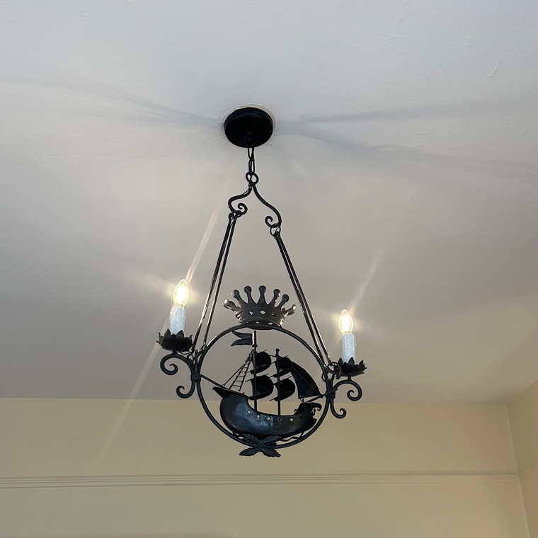Nautical Sailing Ship Light Fixture