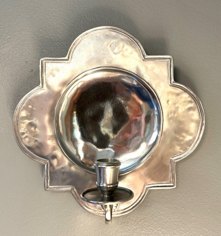Match Pewter - Quatrefoil Wall Sconce