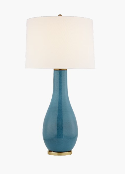 Blue Ceramic Table Lamp
