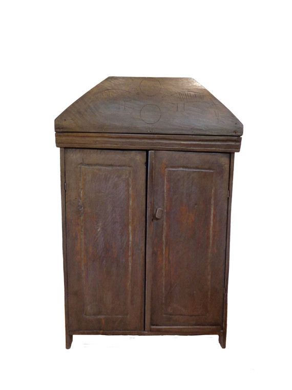 Rustic hanging plum cabinet from Guatemala 36 inch