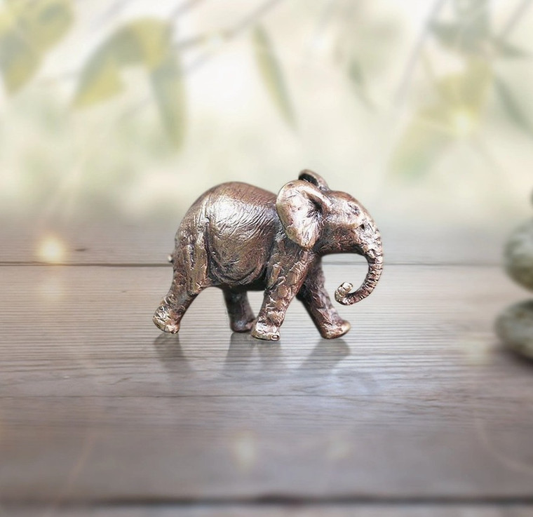 Miniature Bronze Elephant