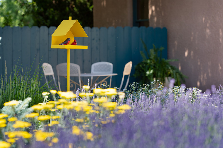 V&R Interiors Custom Bird Feeder in Yellow