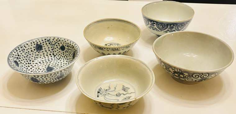 Vietnamese Blue and White Porcelain Bowl