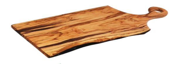 Olive Wood Rustic Charcuterie Board by Natural Olivewood