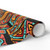Geometric African Print Wrapping Paper — Colorful Abstract Gift Wrap