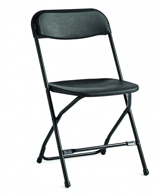 Black Plastic Folding Chairs