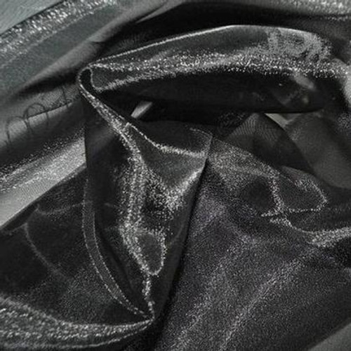 Black Sheer Organza Black Sheer Organza