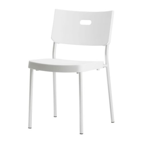 White Plastic Modern Chair