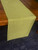 15" x 108" Olive Green Shantung Table Runner