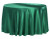 Emerald Green Satin - 132" Round