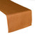 18" x 108" Orange Faux Burlap Table Runner