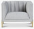 Bella Velvet Chair – Grey