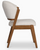 Light Tone Upholstered Side Chair