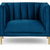 Sapphire Blue Bella Velvet Chair