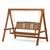 Stained Wood Freestanding Swing