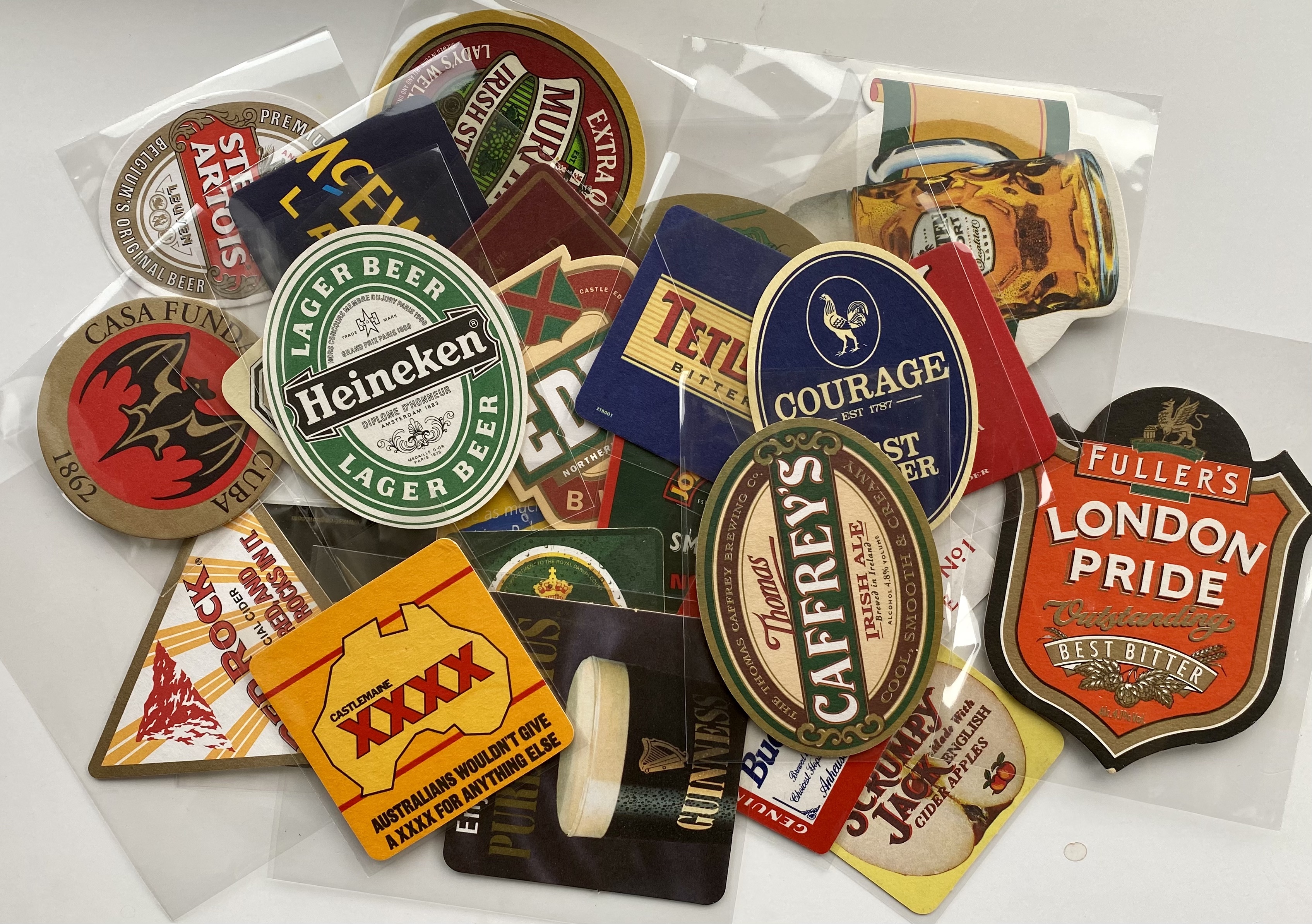 Collection of beer mats