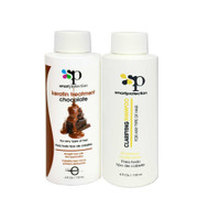 Chocolate Soft Keratin Treatment with Clarifying Shampoo 4oz by Smart Protection