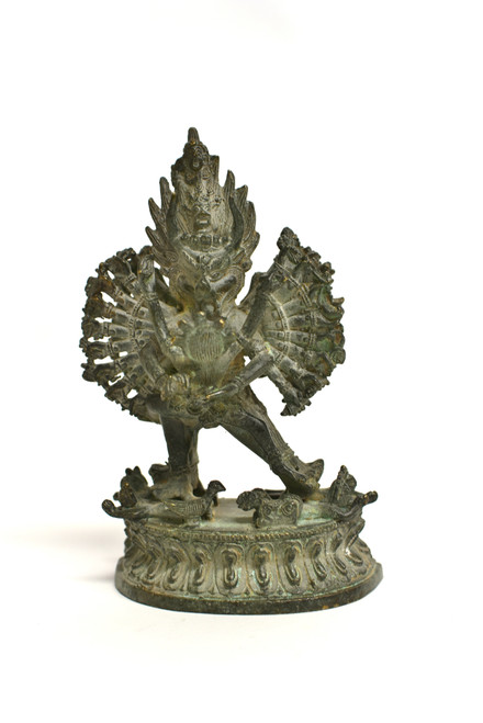 Bronze Tibetan Couple Statue Vajrasattva Yab Yum