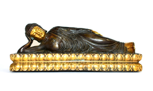 Gilt Bronze Reclining Buddha