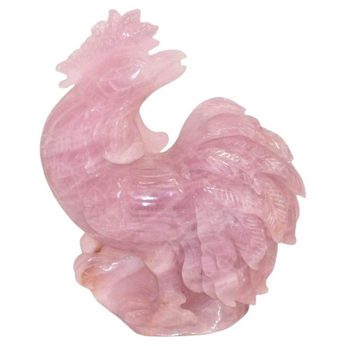 Rose Quartz Rooster