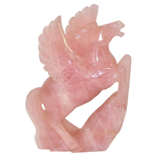 Rose Quartz Pegasus Horse