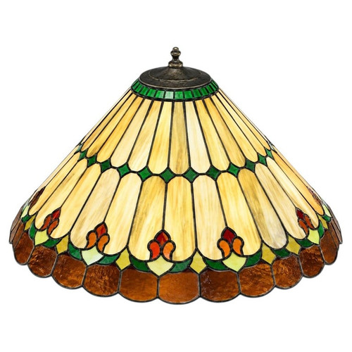 Massive Antique Tiffany Glass Shade 21"